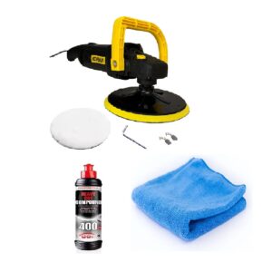 Konan Kit Pulidora Rotativa + Menzerna 400 + Microfibra