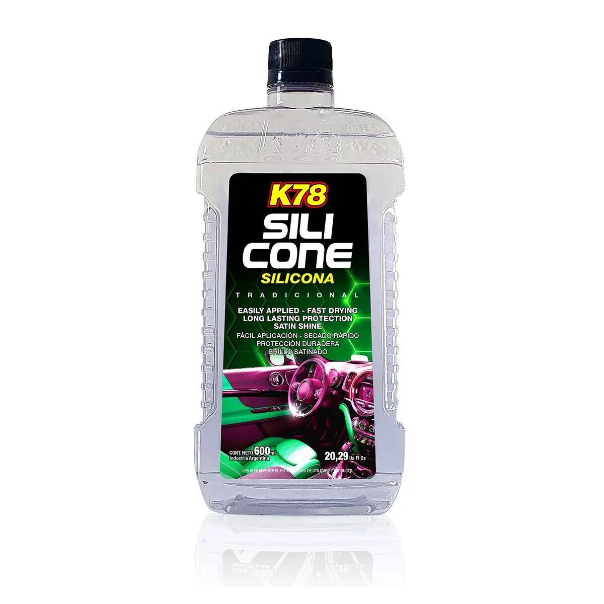 K78 Silicona Aromatizada 600ml Tradicional Acondicionador Interior