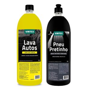 Vintex Kit de Lavado Vintex Shampoo + Acondicionador Neumatico 1.5lts
