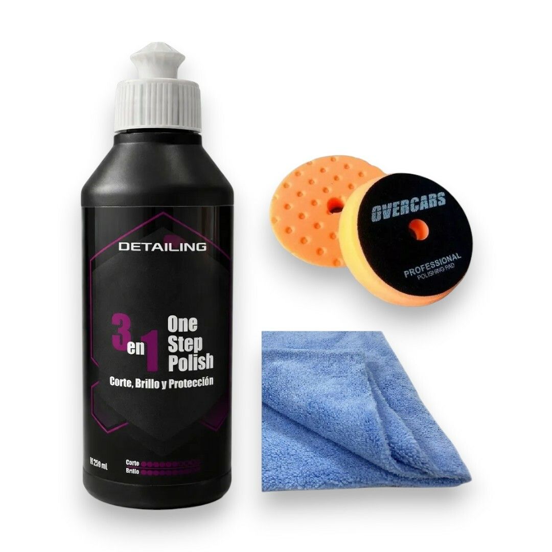 Tec Kit de Pulido 3 en 1 + Pad + Microfibra