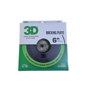 3D Backing Plate 6" Rosca 5/16 Rotorbital K-72BH