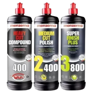 Menzerna Kit Pulidores 400, 2400 y 3800 de 1 Lt