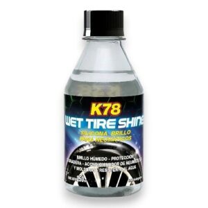 K78 Wet Tire Shine 250ml Acondicionador Neumatico en Gel