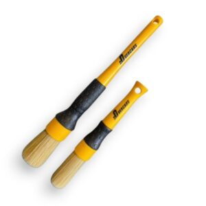 Overcars Kit de Cepillos Brochas Ultra Grip Cerdas Naturales Classic