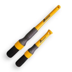 Overcars Kit de Cepillos Brochas Ultra Grip Cerdas Sinteticas Black