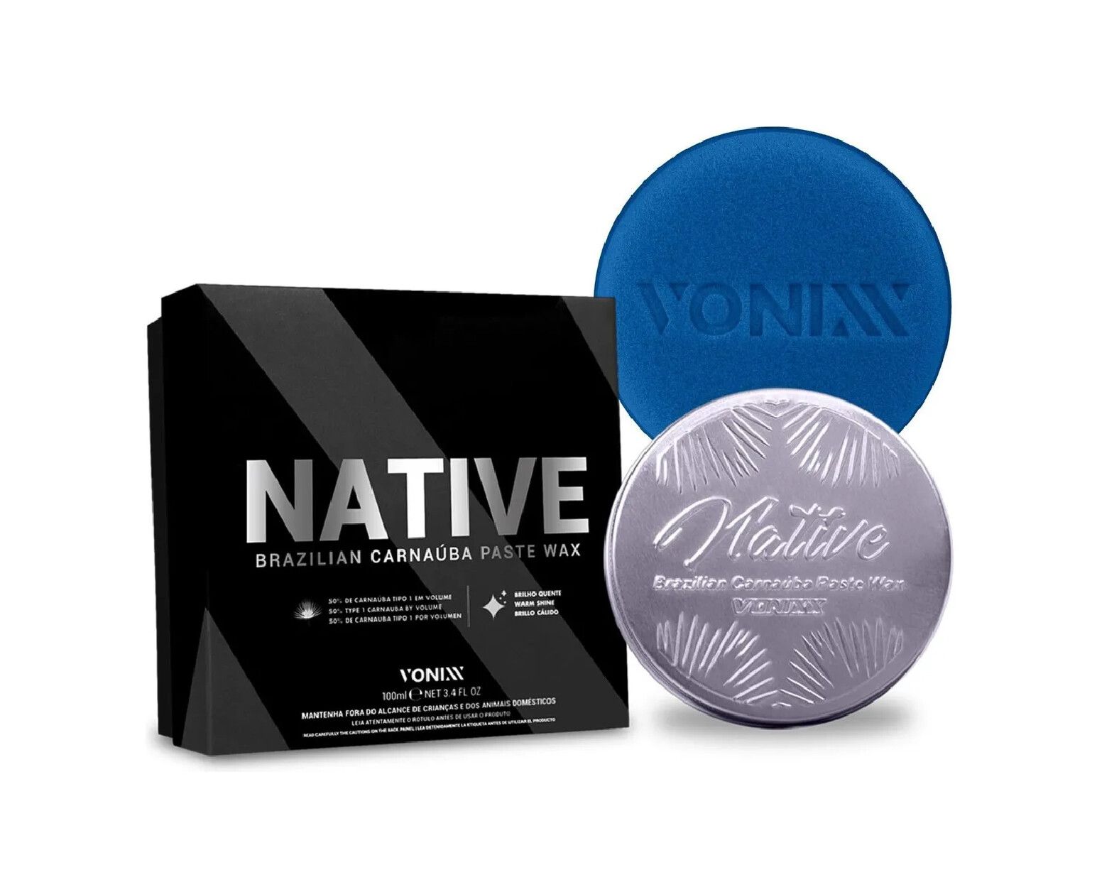 Vonixx Native Carnauba Paste Wax 100ml Cera en Pasta