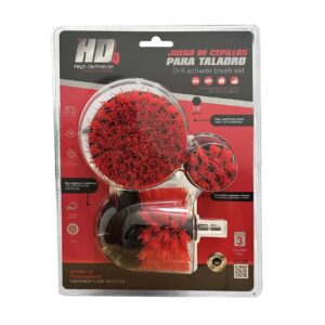 3D HDq Kit Cepillos Para Taladro 3 Unidades