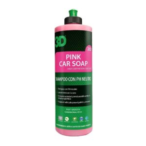 3D Pink Car Soap 500ml Shampoo PH Neutro