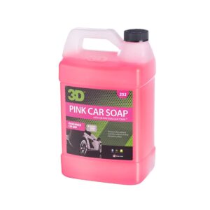 3D Pink Car Soap 4 Lts Shampoo PH Neutro
