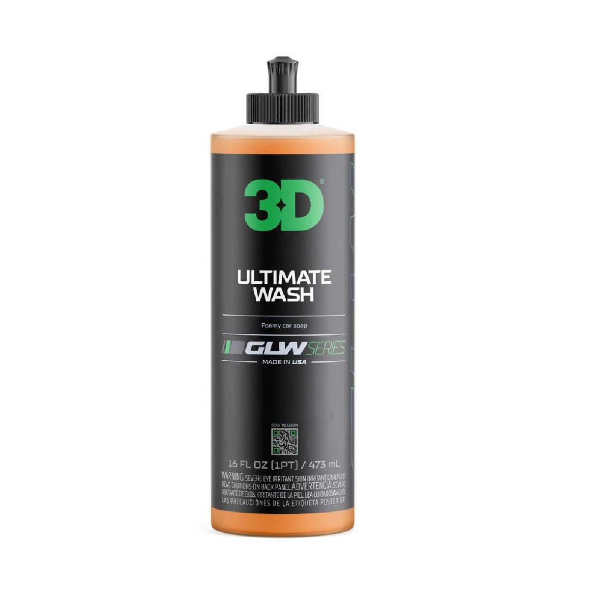3D GLW Ultimate Wash 500ml Shampoo PH Neutro