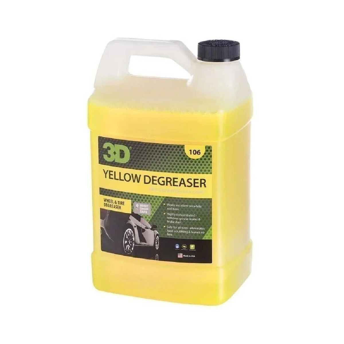 3D Yellow Degreaser 4 Lts Limpiador Concentrado