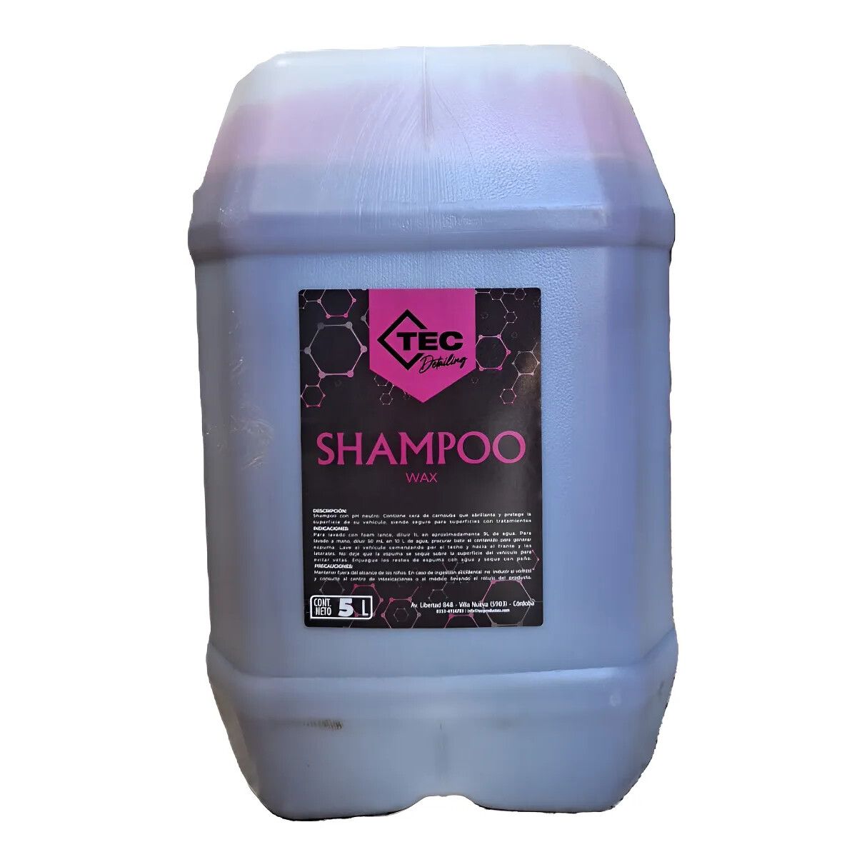TEC Wash Wax 20Lts Shampoo con Cera