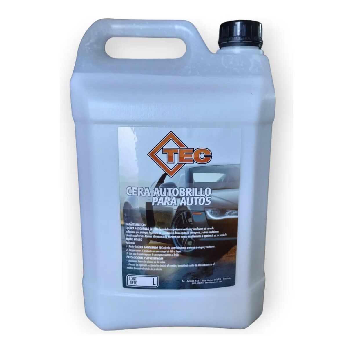 TEC Cera Autobrillo 5 Lts Liquida