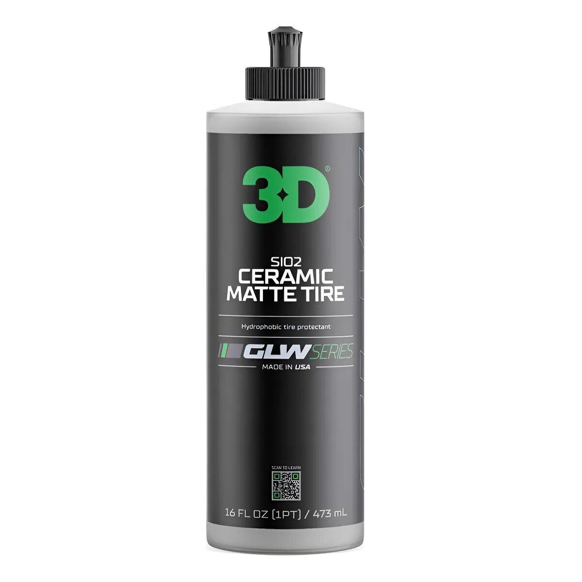 3D GLW Ceramic Matte Tire 500ml Acondicionador Neumatico