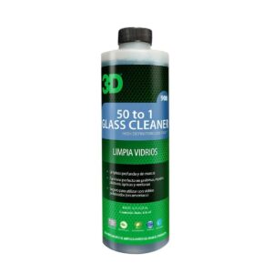 3D 50 TO 1 Glass Cleaner 500ml Limpiavidrios Concentrado