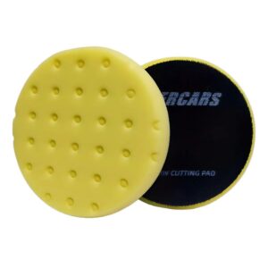 Overcars Pad Rotativa 5'' Amarillo Corte Alto