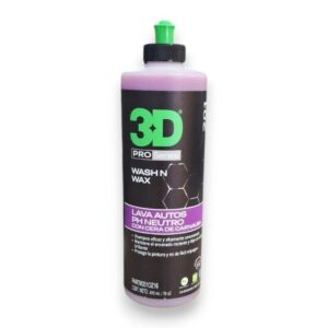 3D Wash & Wax 500ml Shampoo Con Cera