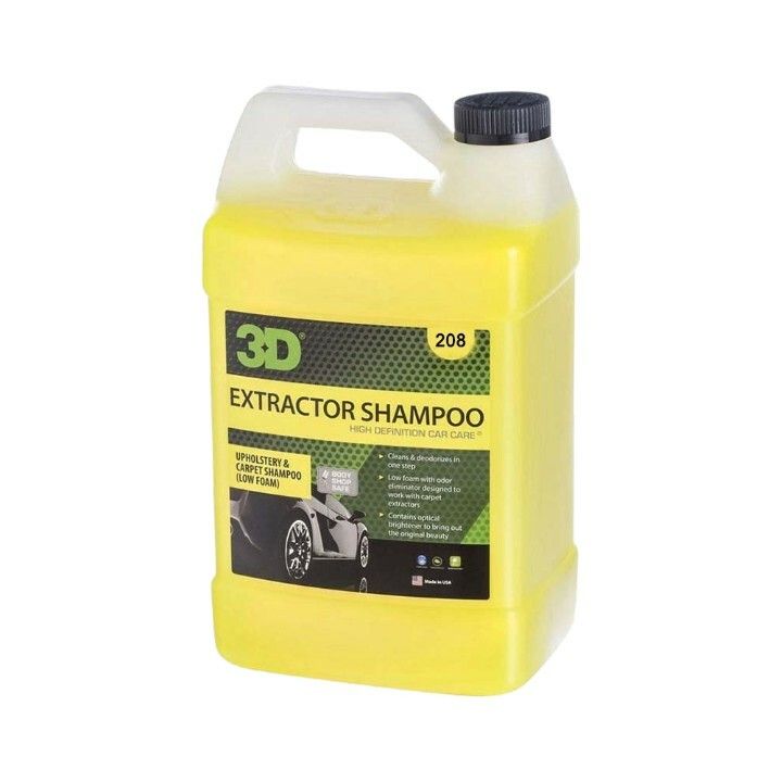 3D Extractor Shampoo 4 Lts Limpiador Baja Espuma
