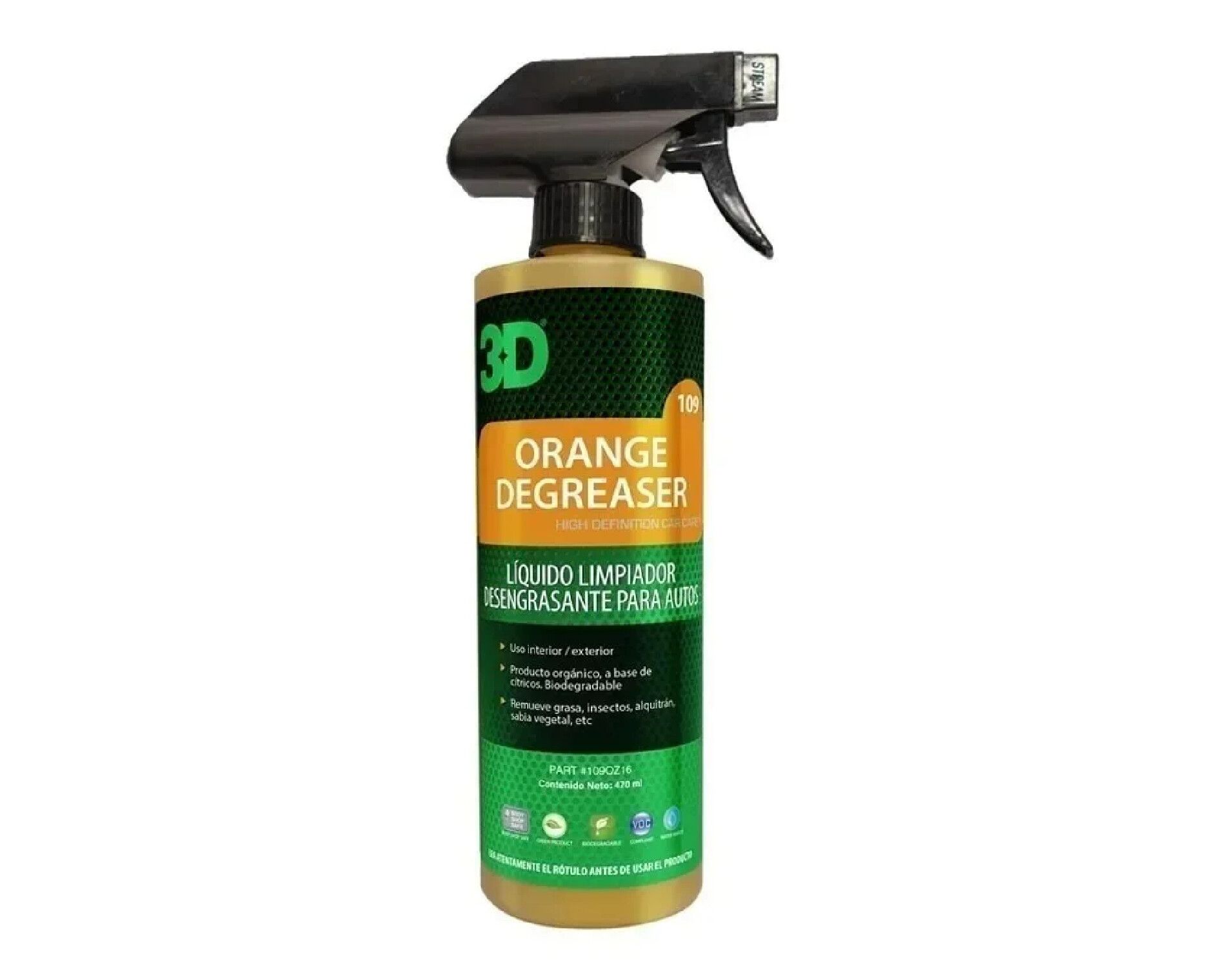 3D Orange Degreaser 500ml Limpiador Multiuso