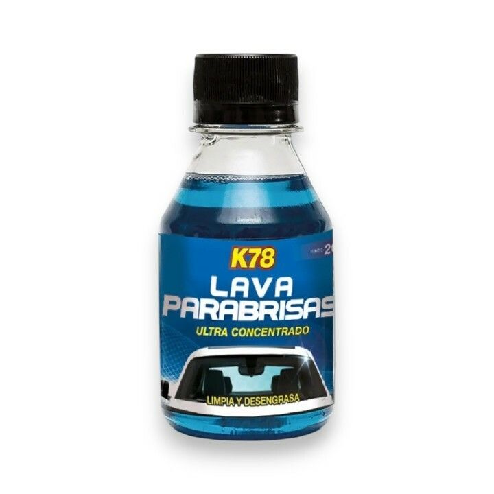 K78 Lava Parabrisas Ultra concentrado 125ml Rinde 20 Litros