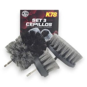 K78 Kit de Cepillos Para Taladro x3 Unidades