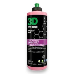 3D Wash & Wax 500ml Shampoo Con Cera
