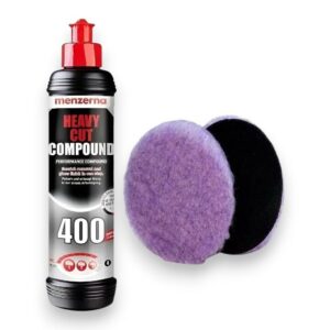 Menzerna Kit de Pulido Heavy Cut 400 + Cordero